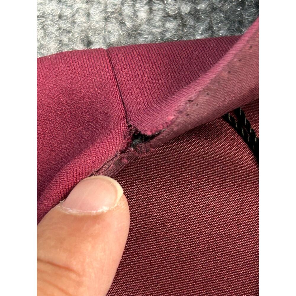Karen Millen Burgundy Sheath Midi Dress Women's US 4 EU 36 Career Cocktail - Picture 9 of 9